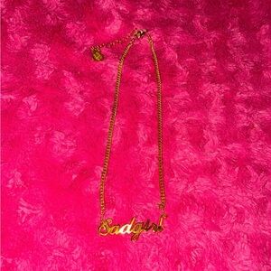 18k Gold Plated 'Sadgirl' Necklace